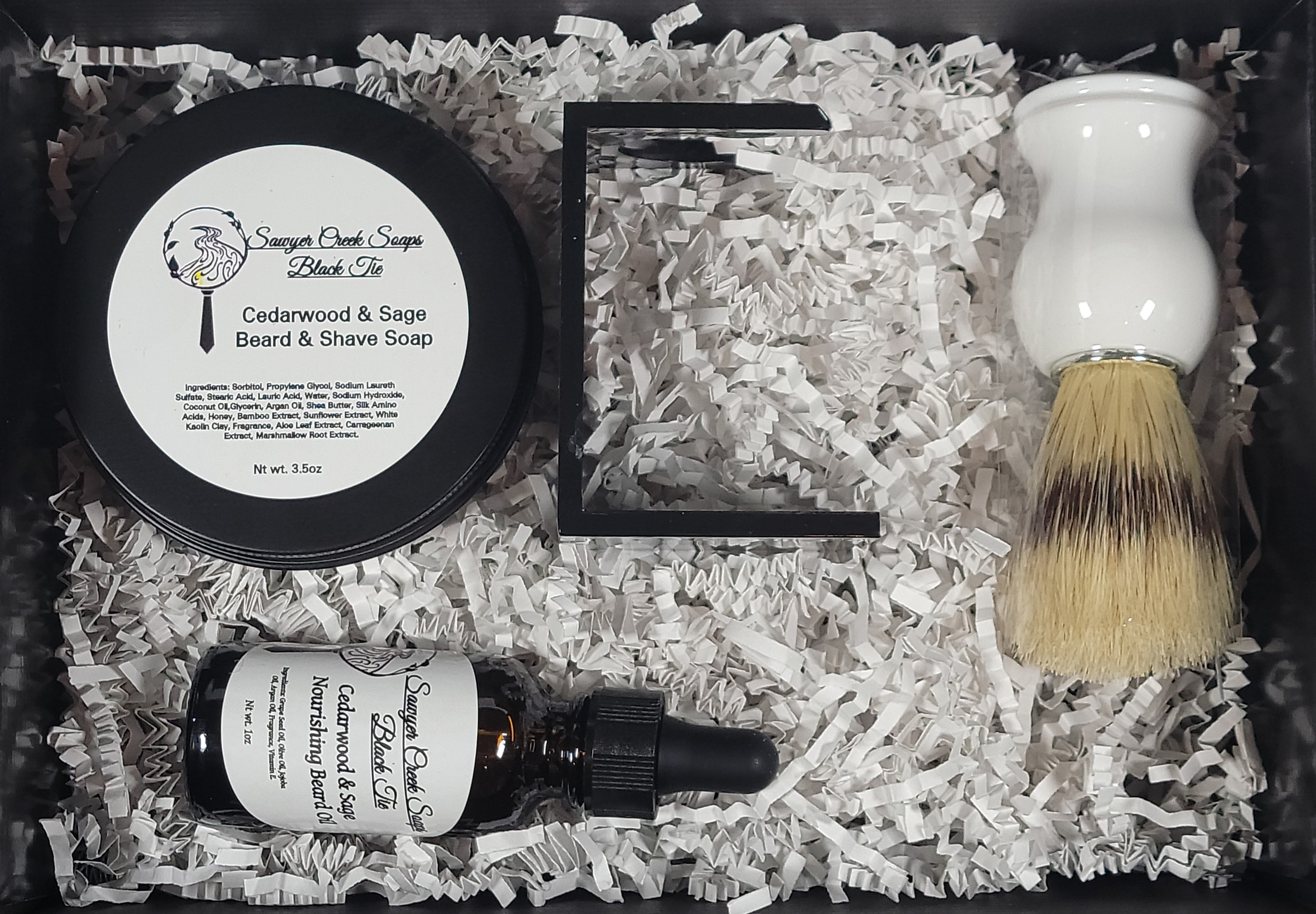 Cedarwood & Sage Shave Kit – Sawyer Creek Soaps