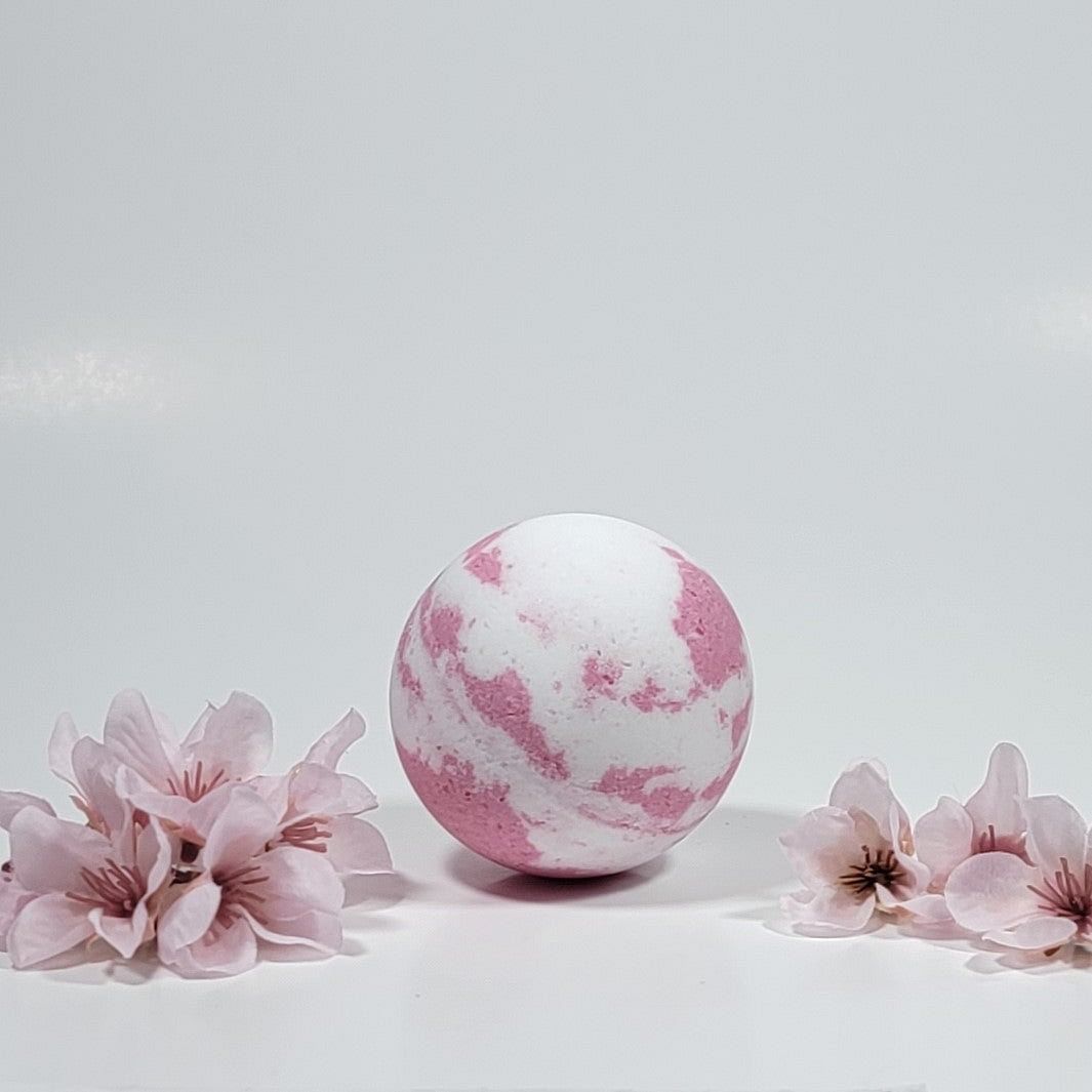 Japanese Cherry Blossom Bath Bomb - Sawyer Creek Soaps