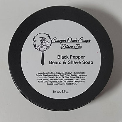 Black Pepper Beard & Shave Soap